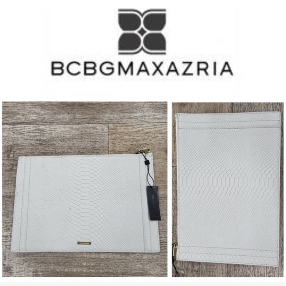 Bcbgmaxazria | Erika Portfolio Clutch Snakeskin Leather